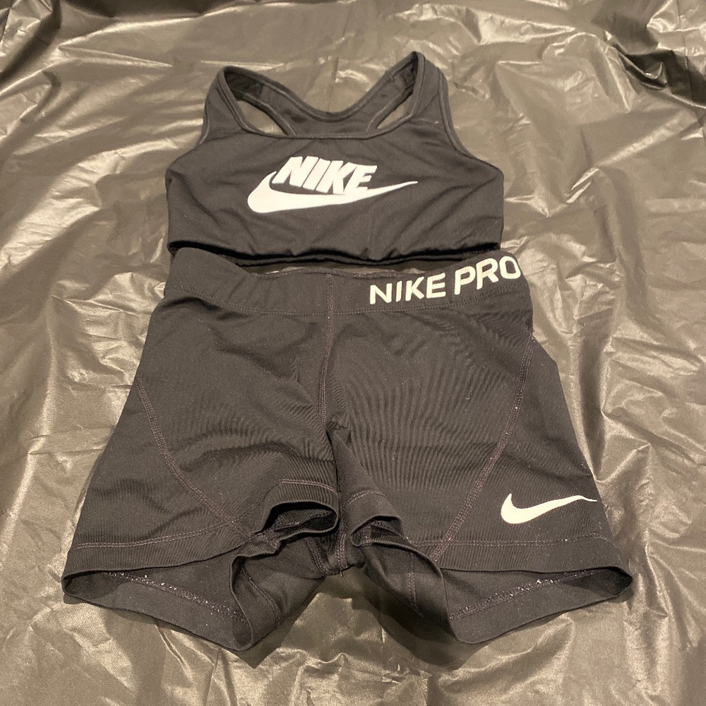 Nike top and pro workout